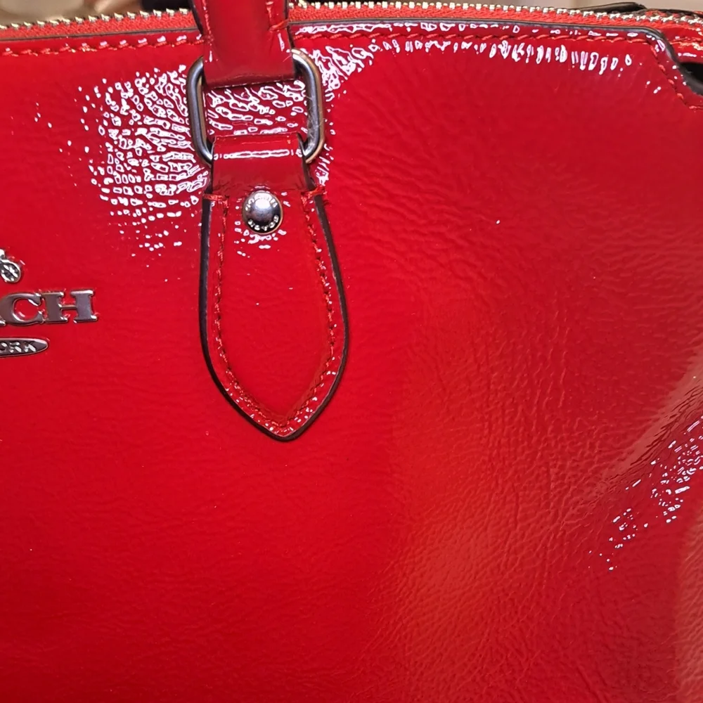 Coach Crinkle Crossbody Bag NWOT 2 charms